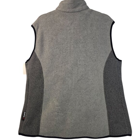 Woolrich Womens Large Polartec 200 Series Fleece Vest Gray Deadstock NOS USA - Picture 3 of 13